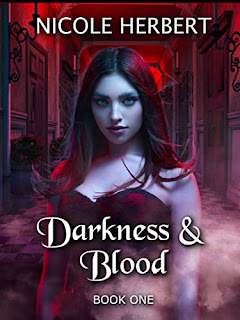 Darkness and Blood Book One by Nicole Herbert - self-published book marketing service